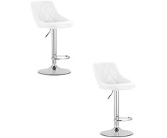 Leobert Hoker KAST balta/ baza chrom x 2