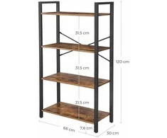 4Living Lentyna LLS60BX, ruda/juoda