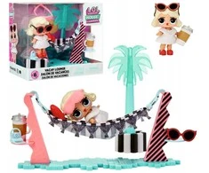 MGA Lėlė siurprizas L.O.L. Surprise! O.M.G. House of Surprises Vacay Lounge Playset