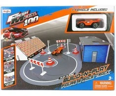 "Maisto Build N Play" lenktynių trasos rinkinys su automobiliais