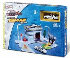 MAISTO DIE CAST žaidimų komplektas Fresh Metal Police Station, 12513