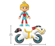 MATTEL Gus Mažasis didelis riteris Iris ir Ponis 10 cm