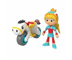 Mattel figūrėlių rinkinys Gus Mažasis Didysis riteris Iris ir ponis 2 vnt. 10 cm