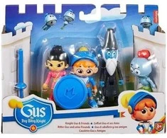 MATTEL Gus Mažasis didysis riteris 4 vnt. pakuotėje po 10 cm