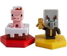 Mattel Minecraft Pig ir Summoner GMD16 2 pakuotės
