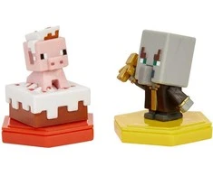 Mattel Minecraft figūrėlių rinkinys Kiaulytė ir Iškvietėjas GMD16 2 vnt.