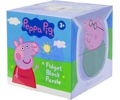 Oem Peppa Pig dėlionė su kaladėlėmis, kubas 7x7 cm