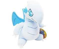Phatmojo Yu-Gi-Oh! pliušinis drakonas mėlynomis akimis baltas drakonas 20 cm