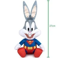 Play By Play Looney Tunes pliušinis žaislas Bugs Bunny kaip Supermenas 27 cm