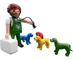 PLAYMOBIL 6411 City Life veterinarijos klinikos konstravimo kaladėlės