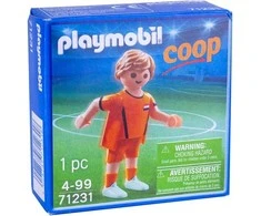 PLAYMOBIL 71231 Futbolininkas Oranžinis Coop