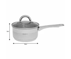 Klausberg KB-7133 16 cm daugiasluoksnis nerūdijančio plieno puodas