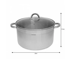 Klausberg KB-7130 modernus daugiasluoksnis puodas su dangčiu, 32 cm