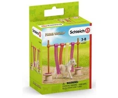 Žaislų rinkinys - Schleich ponis Plazdanti užuolaida (Šetlando ponio figūra, priedai)