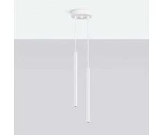Sollux Lighting „Arche“ modernus pakabinamas šviestuvas su dviem šviestuvais, baltas, vandenyno žalios spalvos, IP20, plienas