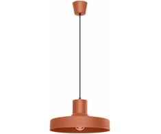 Sollux Lighting BILO Crimson pakabinamas šviestuvas, raudonos ochros spalvos, plieno, E27, 15 W, modernus apvalus