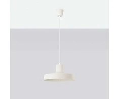 Sollux Lighting BILO pakabinamas šviestuvas, smėlio spalvos, plienas, E27, moderni apvali lemputė, 35x120 cm