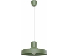 Sollux Lighting BILO pakabinamas šviestuvas, alyvuogių žalios spalvos, plienas, E27 lemputė, modernus apvalus, 35 cm