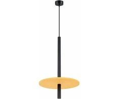 Sollux Lighting FELTRO pakabinamas šviestuvas, veltinio diskai, geltonai juodas, plienas, 30x126 cm, LED, G9