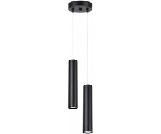 Sollux Lighting LAGOS vandenyno žalios spalvos modernus plieno sieninis šviestuvas, 2 x GU10, 10 W, juodas
