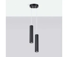 Sollux Lighting LAGOS vandenyno žalios spalvos modernus plieno sieninis šviestuvas, 2 x GU10, 10 W, juodas