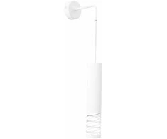 Sollux Lighting LAMI modernus baltas plieno pakabinamas šviestuvas GU10 10W LED IP20