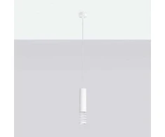 Sollux Lighting LAMI vandenyno žalios spalvos modernus baltas plieno pakabinamas šviestuvas GU10 10W LED