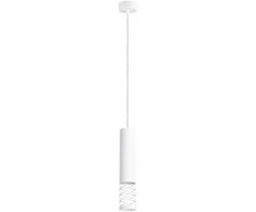 Sollux Lighting LAMI vandenyno žalios spalvos modernus baltas plieno pakabinamas šviestuvas GU10 10W LED