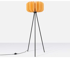 Sollux Lighting MULA ispaniško oranžinio veltinio šviestuvo gaubtas, 45 cm, modernus pakabinamas toršeras