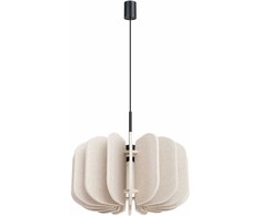 Sollux Lighting MULA modernus pakabinamas ir toršeras, veltinio gaubtas, 45 cm, juodos smėlio spalvos
