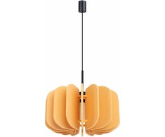 Sollux Lighting MULA modernus pakabinamas ir toršeras, veltinio gaubtas, 45 cm, juodas rėmas