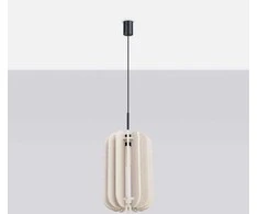 Sollux Lighting MULA pakabinamas šviestuvas, 27 cm, veltinio gaubtas, juodas rėmas, modernus dizainas