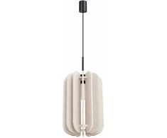 Sollux Lighting MULA pakabinamas šviestuvas, 27 cm, veltinio gaubtas, juodas rėmas, modernus dizainas