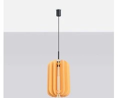 Sollux Lighting MULA pakabinamas šviestuvas, 27 cm, veltinio gaubtas, juodas rėmas, modernus dizainas