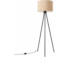 Sollux Lighting NEVIA pakabinamas šviestuvas su cilindriniu audinio gaubtu, pilkai pilkos spalvos, 40 cm