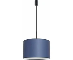 Sollux Lighting NEVIA pakabinamas šviestuvas, tamsiai mėlynas, vandeniui atsparus audinio gaubtas, 40 cm