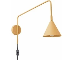 Sollux Lighting NOX sieninis šviestuvas, matinis aukso ir juodo plieno, E14, 10 W, LED, modernus dizainas