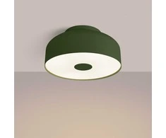 Sollux Lighting OMIQ Crimson lubinis šviestuvas 4x15W E27 LED alyvuogių žalios spalvos modernus apvalus