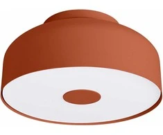 Sollux Lighting OMIQ Crimson lubinis šviestuvas, raudonas ochra, 4x15W, E27, modernus, apvalus, 30 cm
