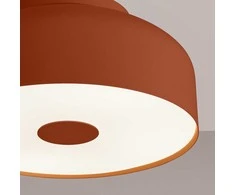 Sollux Lighting OMIQ Crimson lubinis šviestuvas, raudonas ochra, 4x15W, E27, modernus, apvalus, 30 cm