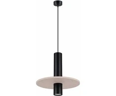 Sollux Lighting PELTA pakabinamas šviestuvas, vandenyno žalias, veltinio, plieno, reguliuojamo aukščio, 30 x 126 cm