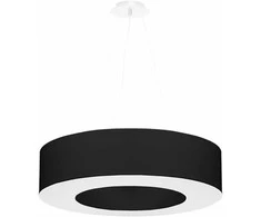 Pakabinamas šviestuvas Sollux Lighting Sietynas SOLLUX SATURNO 70 juodas