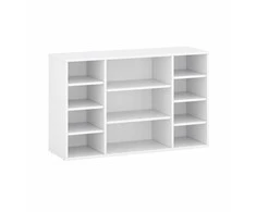 Target Home Lentyninė spintelė svetainei, batų lentynos, knygos, baltos