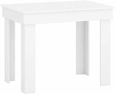 Target Home Mažas virtuvės valgomojo stalas, 90x60 cm, baltas