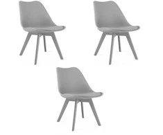VALORA RIXK kėdė - ergonomiškas pilkos spalvos dizainas svetainei x3