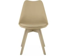 Fotelis VALORA RIXK kėdė - ergonomiškas, tamsiai smėlio spalvos dizainas svetainei, darbo kambariui