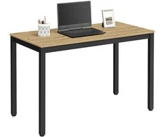 Valora Leobert TESSA stalas 120 cm x 60 cm - meistro stiliaus / juodos kojos
