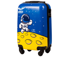 Wings_Pl Kietas Wings Mėlyna Astronaut Xs 18" Vaikų Rankinis Lagaminas