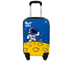 Wings_Pl Kietas Wings Mėlyna Astronaut Xs 18" Vaikų Rankinis Lagaminas