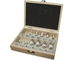 Makita FREZŲ RINKINYS 12 vnt. 6mm kotelis D-57065